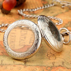 Montre de poche steampunk ancienne argent