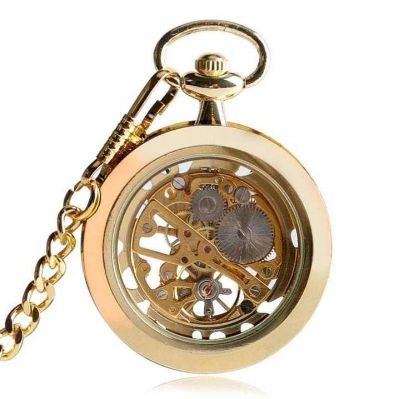 Montre de poche steampunk mécanique