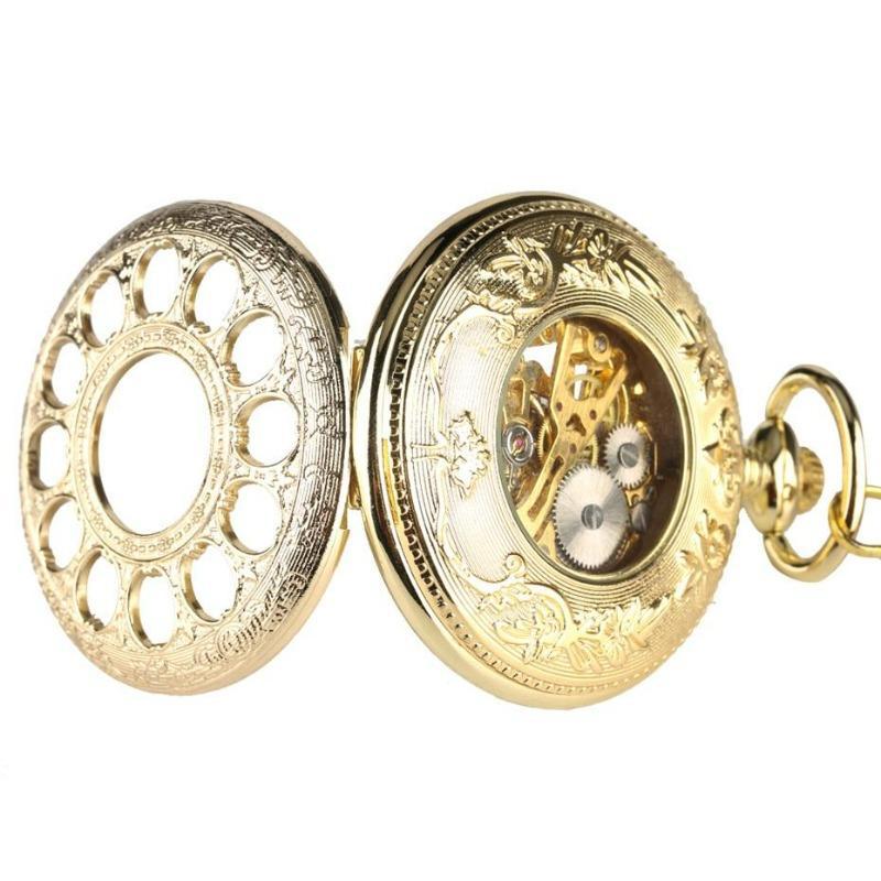 Montre de poche style ancien plaquée or