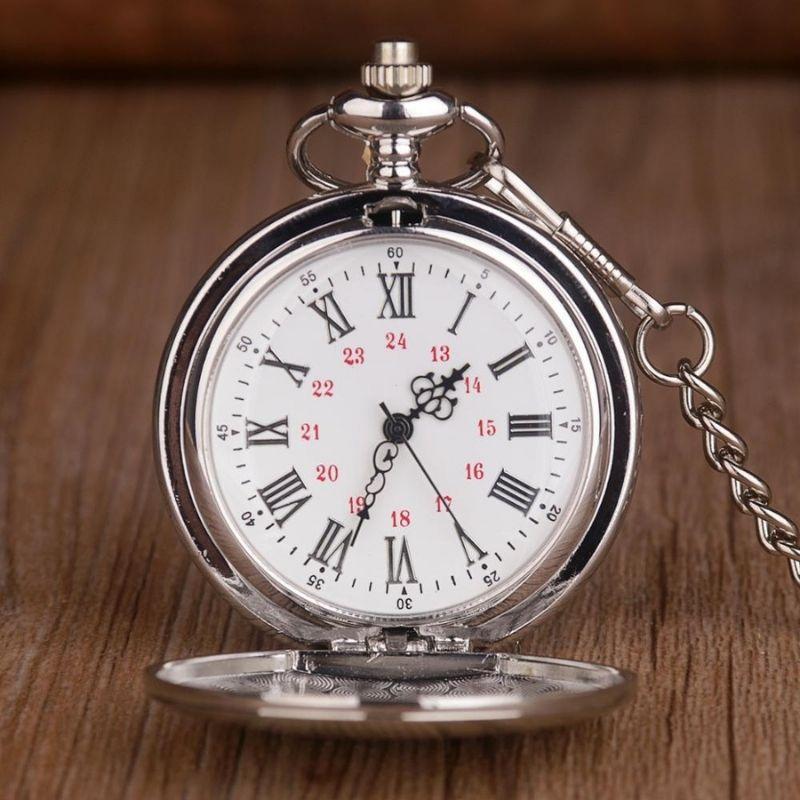 Montre de poche vintage en argent