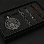 Montre de poche vintage pour homme avec coffret