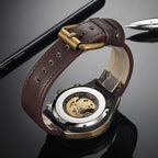 Montre de style steampunk squelette