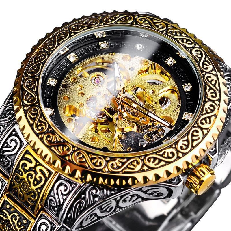 Montre d’inspiration steampunk