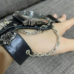 Montre d’inspiration steampunk gothique