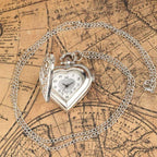 Montre femme façon collier pendentif
