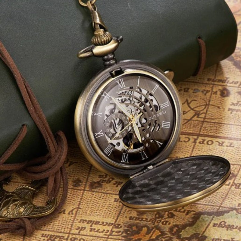 Montre format chasseur de poche