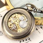 Montre gousset au ton bronze