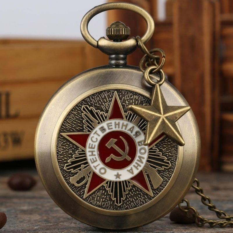 Montre gousset d’inspiration soviétique