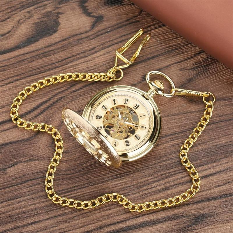 Montre gousset plaquée or de style ancien