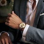 Montre homme à phase de lune
