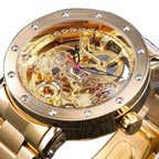 Montre homme automatique à mécanisme squelette