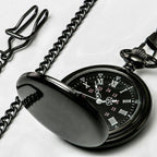 Montre homme noire à gousset