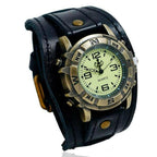 Montre masculine au bracelet steampunk
