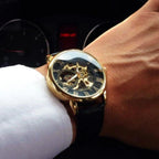 Montre masculine mécanique à remontage automatique
