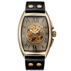 Montre masculine mécanique de forme rectangulaire