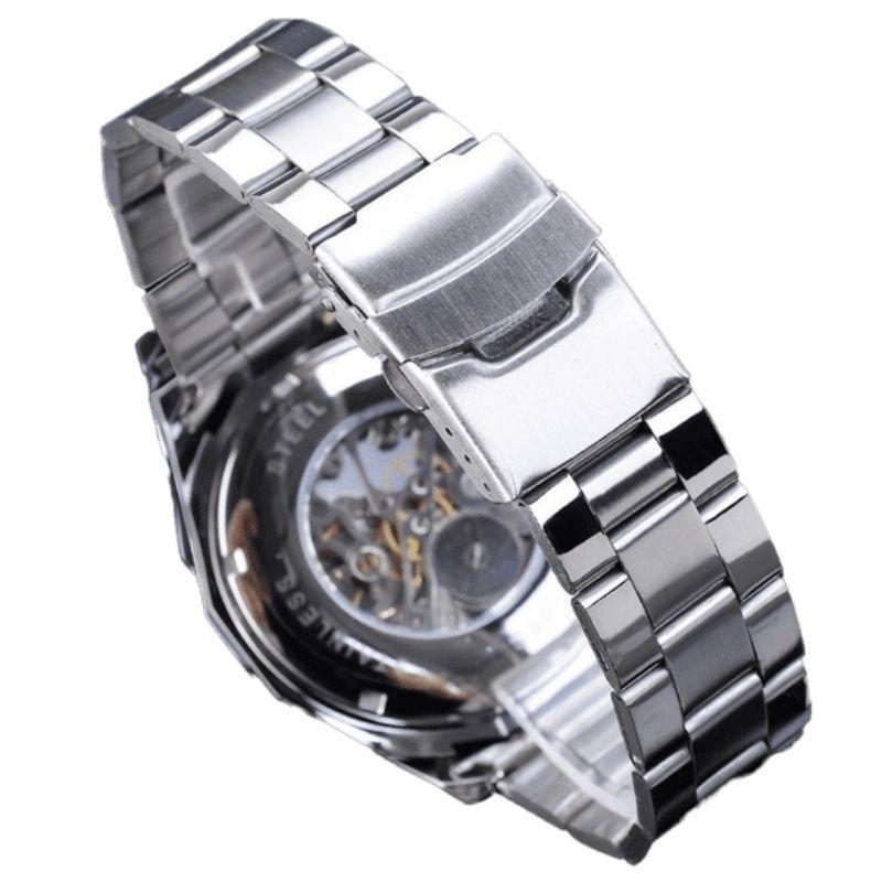 Montre masculine mécanique de style squelette