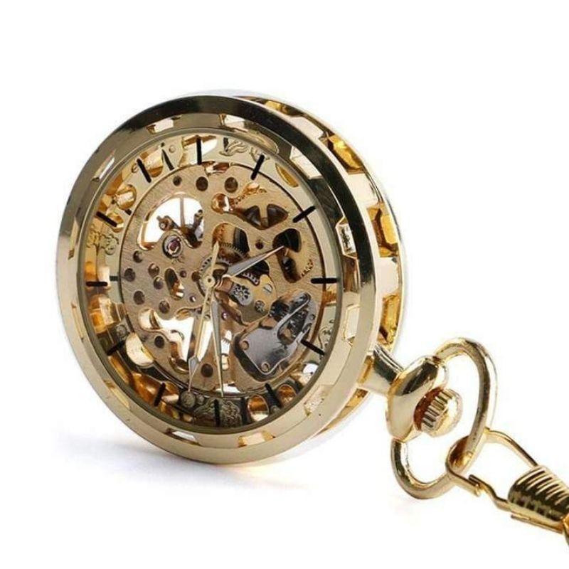 Montre mécanique de poche au style steampunk