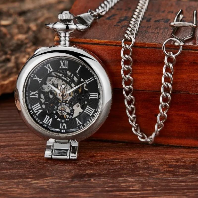 Montre mécanique de poche style steampunk