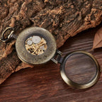 Montre mécanique steampunk format poche