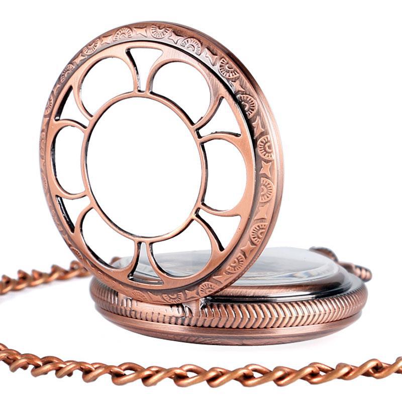 Montre or rose au format gousset