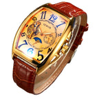 Montre pour homme rectangulaire vintage