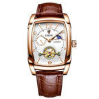 Montre rectangulaire de luxe pour homme