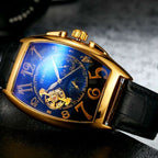 Montre rectangulaire pour homme au style rétro