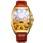 Montre rectangulaire vintage pour homme