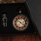 Montre sans pile de style steampunk à gousset