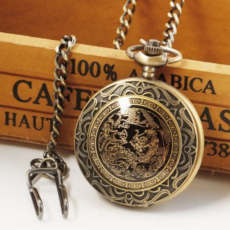 Montre savonnette à gousset steampunk