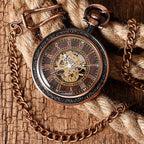 Montre squelette à gousset