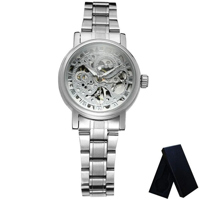 Montre squelette apparent pour femme