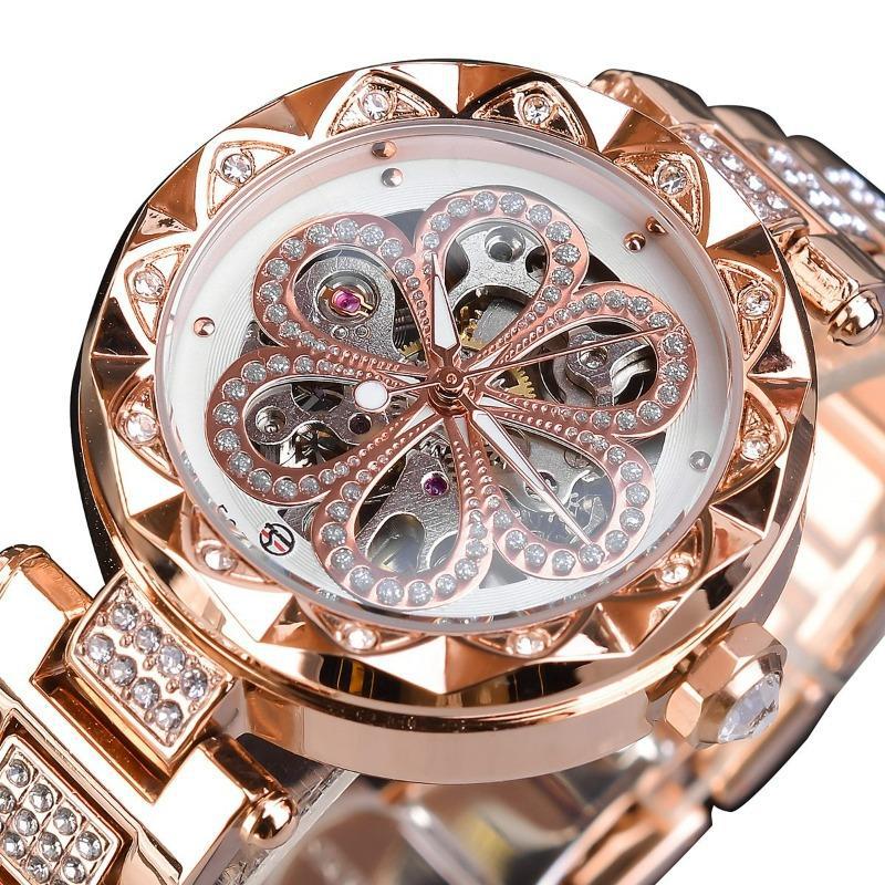 Montre squelette de luxe pour femme