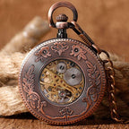Montre squelette de poche
