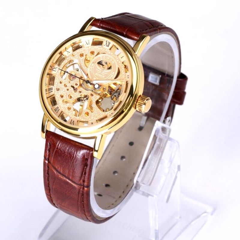 Montre squelette pour homme
