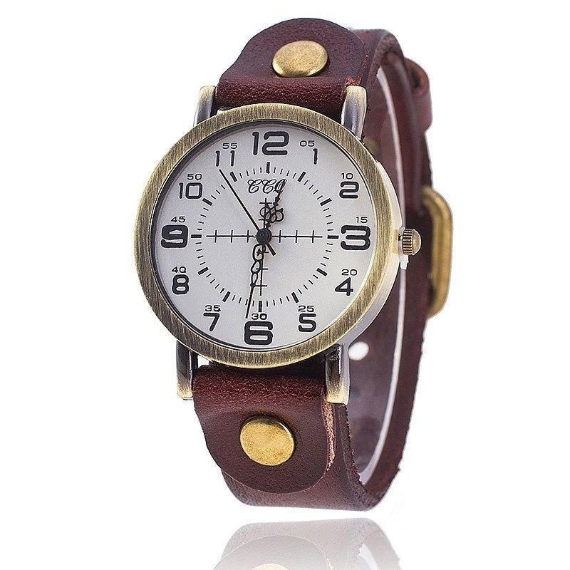 Montre steampunk à bracelet pour femme