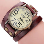 Montre steampunk à bracelet trois tours