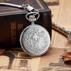 Montre steampunk à gousset aux chiffres arabes