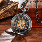 Montre steampunk à gousset avec dragon