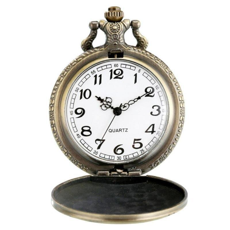 Montre steampunk à gousset hiboux