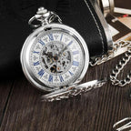 Montre steampunk à gousset ornée d’un soleil