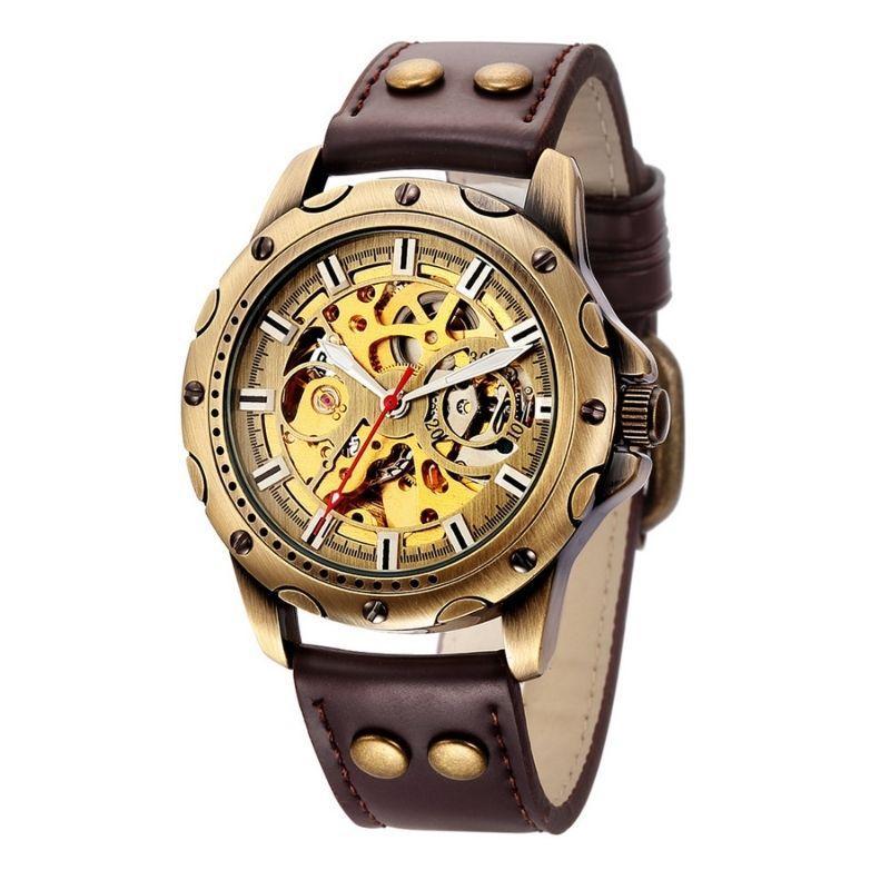 Montre steampunk à rouage