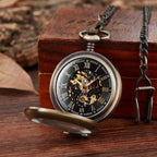 Montre steampunk de poche à mécanisme