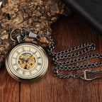 Montre steampunk de poche avec gousset