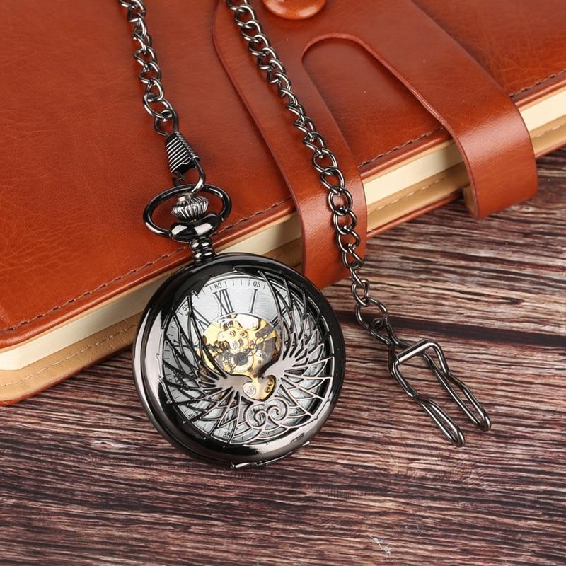 Montre steampunk de poche thème phénix