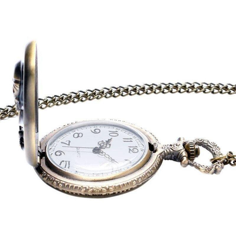 Montre steampunk de poche thème pirate