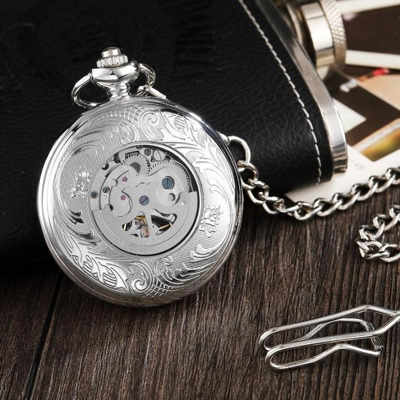 Montre steampunk de poche thème solaire