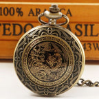 Montre steampunk de poche type savonnette