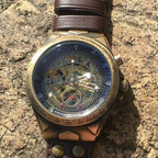 Montre steampunk de type squelette