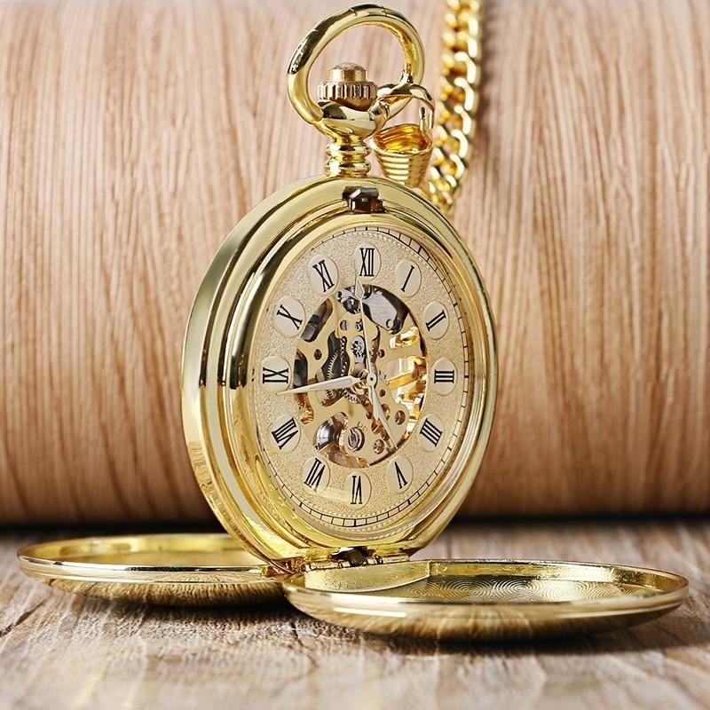 Montre steampunk luxueuse à gousset